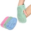 3 PCS Bathing Shower Mittens Body Wash Massage Spa Mitt Towel for Adults Children Body Back Rubbing Exfoliating Washing Cleaning Color Random