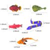12 Pack Color Changing Sea Animal Toys,Change Color Ocean Animals,Mold Free Bath Toys for Toddlers Kids Ages 4-8,Water Table Toys,Floating Fish,Sea Creatures Themed Party Supplies,Goodie Bags Fillers