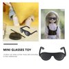 TOYANDONA 80pcs Doll Sunglasses, Miniature Sunglasses Mini Doll Costume Accessories for Dollhouse Crafts