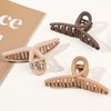 Claw Thick Hair Clips for Women - Big Butterfly Jaw Clips for Long and Curly Hair, Strong Hold Durable Matte Clamps