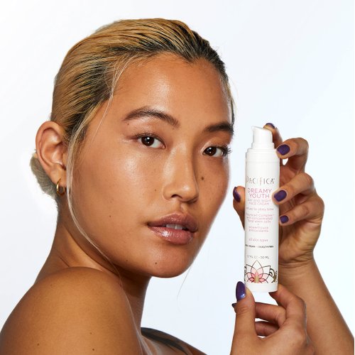 Pacifica Beauty Dreamy Youth Day and Night Face Cream, Skincare, Daily Moisturizer, Grapeseed Oil, Peptides, Hydrating, Face Lotion, Face Care, For Dry and All Skin Types, Vegan, 1.7 fl oz (1 Count)