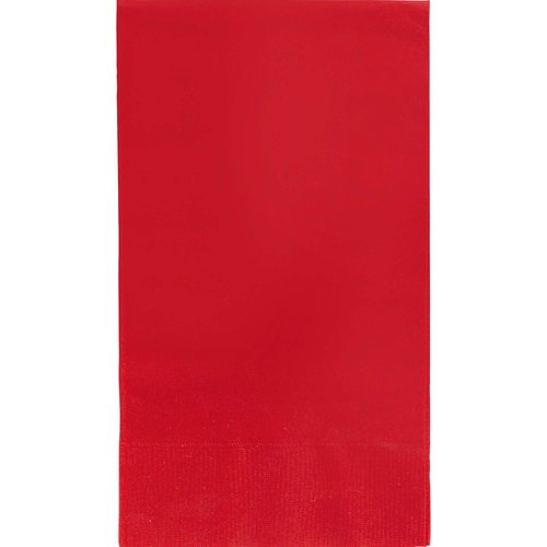 Amscan Apple Red 2-Ply Guest Towel Big Party Pack, 40 Ct. | Accessory