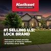 Kwikset Halifax Entry Door Handle with Lock and Key, Secure Keyed Reversible Lever Exterior, For Front Entrance and Bedrooms, Matte Black, Pick Resistant Smartkey Rekey Security and Microban