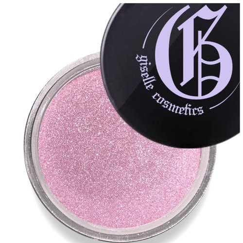 Giselle Cosmetics Baby Pink Organic Pink Eyeshadow - Non-Toxic, Talc-Free Shimmer Eyeshadow Powder for Natural Look - Loose Glitter Pink Eyeshadow Palette - Mineral Makeup & Metallic Highlighter