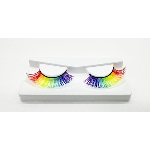 Alluring Synthetic Mink Lashes Reusable Strip False Eyelashes Cat-Eye, Fun Colored 3D Look Lashes...