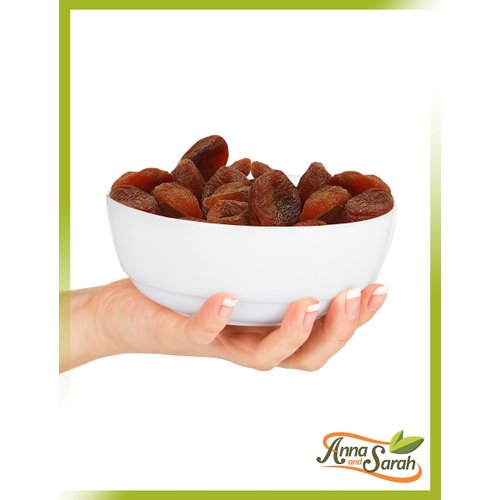 Anna and Sarah Organic Dried Apricots No-Added Sugar, Sweet and Tangy Delights for Snacking, Unsulphured, in Resealable Bag 2 Lbs