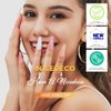 Nicedeco Hema Free No Wipe Gel Top Coat and Base Coat Set 2 Pcs 15ml Low Odor Cruelty Free Vegan Gel Nail Polish Glossy Shine Long Lasting Gel Base Top Coat