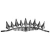 WOFASHPURET Crow Crown Cosplay Headpiece - Gothic Queen Tiara Costume for Women and Men, Goth Party Decor