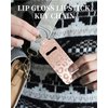 KLLRO RUO Chapstick Holder Keychain Fashion Lipstick Sleeve Lip Balm Portable Pocket Lip Gloss Tube Holder Clip-on Makeup Travel Accessories - Luxury Rose Gold Leopard
