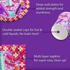 Girl Pixel Mining Birthday Party Supplies Set Plates Napkins Cups Tableware Kit for 16