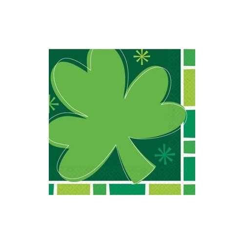 Amscan Spring Clover Beverage Napkins (16ct)