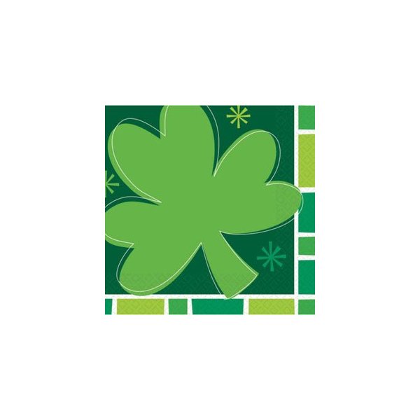 Amscan Spring Clover Beverage Napkins (16ct)
