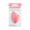 Real Techniques Miracle Powder Sponge, Makeup Blending Sponge For Powder Products, Set Makeup For Natural Finish & Cloud Skin, Buildable Coverage, Velvet Material, Packaging May Vary, 1 Count