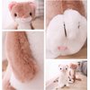 ROSIHA Ferrets Plush Toys, Kawaii Stuffed Animal Doll Pillow 20 '' Birthday Christmas Fiesta Gift (Brown)