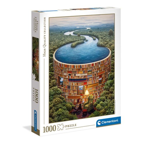 Clementoni Collection 39603, Bibliodame Puzzle for Adults and Children, 1000 Pieces, Ages 10 Years Plus