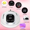 268W UV Nail Lamp, UV Light for Gel Nails with 60pcs Professional Nail Light 4 Timer Setting Nail Dryer for Home Salon Nail Art Tools