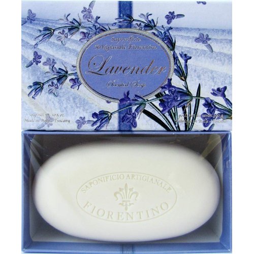 Saponificio Artigianale Fiorentino "Lavender" - Single Soap Bar 10.5 Ounce. Made in Italy - Tuscany
