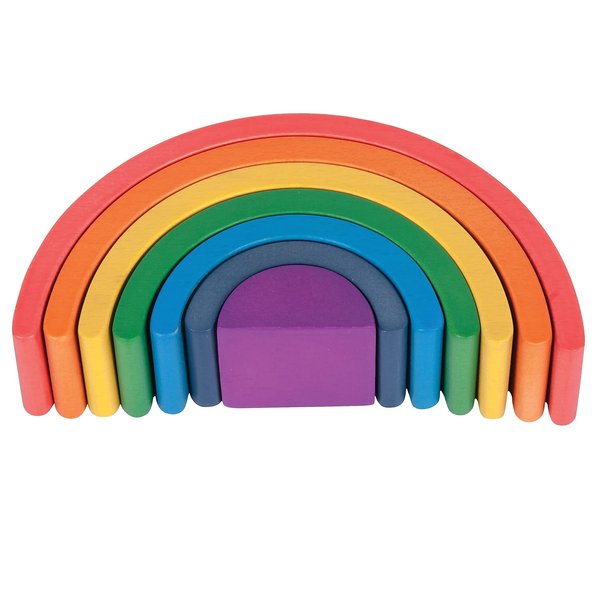 TickiT Wooden Rainbow Architect Arches - Nesting Puzzle - Stacking Blocks for Ages 1+
