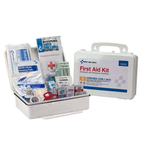 First Aid Only 90562 ANSI A 25-Person Emergency First Aid Kit for Office, Home, and Construction, 89 Pieces