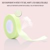 6 Rolls Eyelash Tape, Adhesive Fabric Eyelash Extension Tape, Breathable Micropore Fabric Tape for Eyelash Extension Supplies,9 m/10 Yard Each Roll (Green)