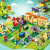 JHESAO Plants and Zombies PVZ Toys Assembly Action Figures PVZ Assemblable Toys Set 1 2 Series 687 PCS Great Gifts for Kids and Fans,Birthday and Christmas Party New