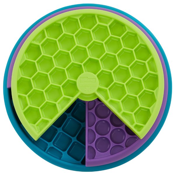 Outward Hound by Nina Ottosson Lickin' Layers Dog Puzzle Feeder, Level 2 Enrichment Dog Toy, Multicolored