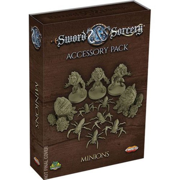 Ares Games Sword & Sorcery: Ancient Chronicles Miniatures – Minions – 20 Pieces 30MM Unpainted Designed for use with Sword & Sorcery TTRPG, RPG, Tabletop Game, (AREGRPR212)