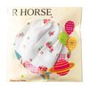 R HORSE Kid Apron and Chef Hat Set - 2Pcs Plaid Floral Adjustable Children Kitchen Apron, Dress up Role Play Chef Toy Cooking Baking Painting and Training Kit Kid Funny Cooking Birthday Gift for Girls