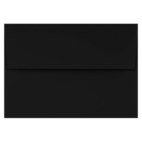 Envelopes Store 4 Bar A1 Invitation Envelopes | Peel & Press | 3 5/8" x 5 1/8" | Midnight Black | 80lb. Text | 50 Qty