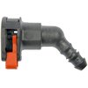 Dorman 800-134 Fuel Line Connector 3/8 In. Steel To 5/16 In. Nylon With 45 Degree Bend, 2 Pack