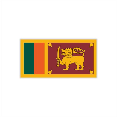 Womaha 30 Temporary Sri Lanka Flag Tattoos Fans Face Tattoo Stickers for Adults Kids Group Activity Props