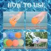 Aokeleilei Reusable Water Balloons for Kids 14 PCS Quick Fill Refillable Silicone Water Bombs Games Splash Balls for Boys Girls Outdoor Toys Games Activities Summer Toys Party Favors (14)