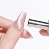 JERCLITY 1 Piece Cat Eye Magnet for Nails Lengthen Double Ended Cylindrical Nail Magnet Nail Magnet Tool for Cat Eye Gel Polish Nail Art(5.9inch)