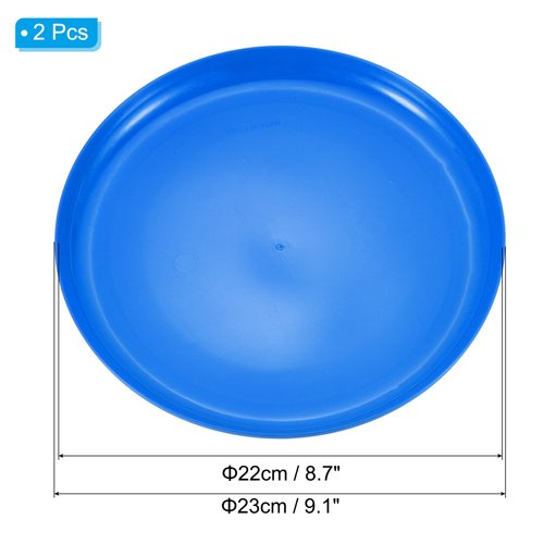 PATIKIL Flying Disc 9 Inch 65 Gram, 2 Pack Ultimate Competition Discs Sport Training Disk for Backyard Lawn Beach Outdoor Park, Blue