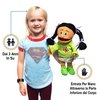 14" Jasmine, Hispanic Girl, Hand Puppet