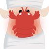 Intoypad Microwavable Heating Pad for Cramps, Cuddly Warming Pillow, Cute Lobster Plush with Heating Pad