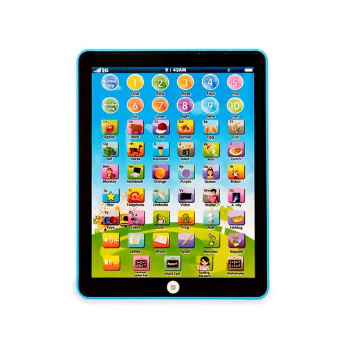 STOULKD Kids Tablet -Learning Pad,with 6 Games to Learn Music/Words/Learning Letters/Alphabet,Education Tablet for Kids for Boys & Girls 3 Years Up…