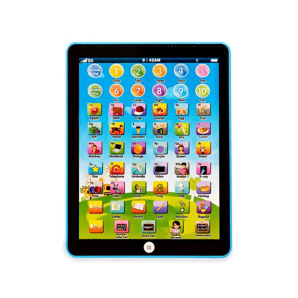 STOULKD Kids Tablet -Learning Pad,with 6 Games to Learn Music/Words/Learning Letters/Alphabet,Education Tablet for Kids for Boys & Girls 3 Years Up…