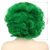 GNIMEGIL Curly Green Wigs for Women St patricks Day Short Curly Layered Wigs Big Wavy Cosplay Wigs Synthetic Hair Halloween Costume Wigs