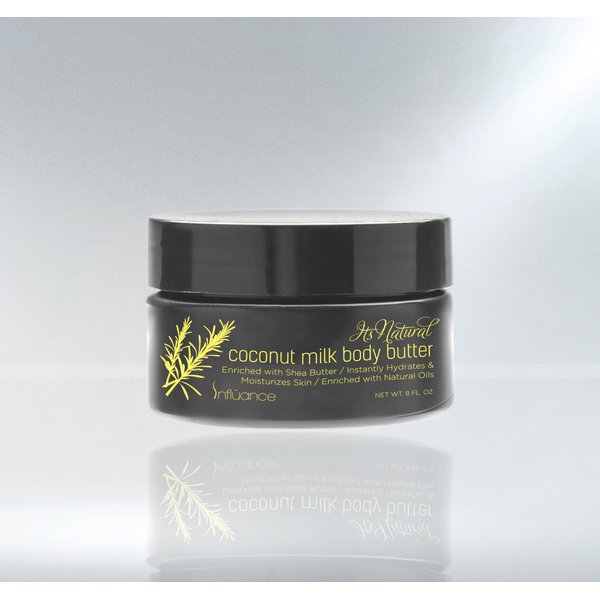INFLUANCE It's Natural Body Butter (1 Fl Oz, Coconut Milk)
