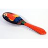 Handpainted Red Parrot Bird Hair Brush