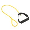 Single Resistance Exercise Band, Comfortable Handles Elastic Cord Ideal for Physical Therapy, Strength Training, Muscle Toning (Yellow)