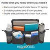 High Road Walker Bag, Wheelchair Caddy and Mobility Scooter Pouch with Cup Holders, Easy Access Pockets and Secure Buckled Straps