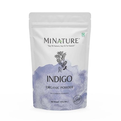 Mi nature Indigo Powder (Indigofera Tinctoria)| For Hair | Hair Dye color| Ideal for Natural Blac...