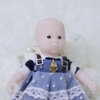 AISITE Full Silicone Baby Girl 6 Inch Mini Reborn Baby Dolls Eyes Opened, Mini Silicone Baby with Doll Clothing Accessories