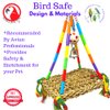 Bonka Bird Toys 2165 Small Rainbow Mat Swing Perch Bird Toy