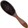 Murai By Giorgio GM6F Oval Cherrywood Facial Brush - Exfoliating Boar Bristle Brush for Beard Grooming and Hair Care