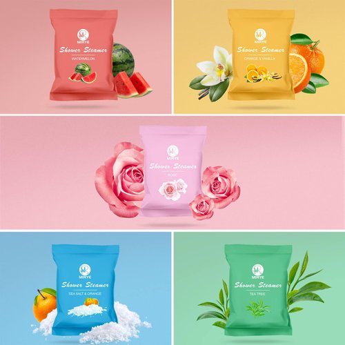 MR MIRYE Shower Steamers Aromatherapy - 20 Pack Shower Bombs Aromatherapy Birthday Gifts for Women, Organic Watermelon, Orange & Vanilla, Sea Salt & Orange, Rose, Tea Tree, Gift Baskets for Women