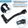 MCHMFG Folding Gear Shifter Shift Lever CNC Aluminum Gear Shifter Shift Lever for XR50 XR80 CRF50 CRF70 50cc-125cc Pit Dirt Bike Motorcycle (Black)