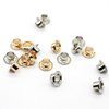 Raydodo 200 Sets Reinforced Grommet Kit, 3/16 Inch Metal Brass Eyelet Kit with 3 Pieces Grommet Tool Boot Eyelet Repair Kit and Grommets for Fabric, Tarps, Leather, Belt with Storage Box